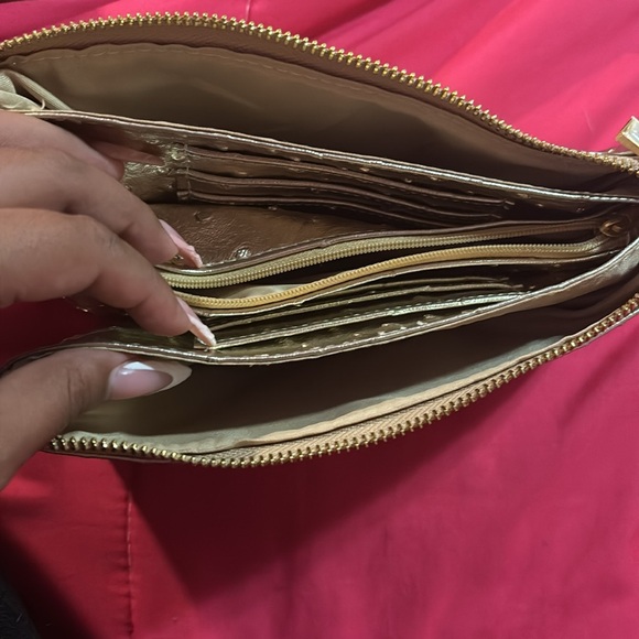 Gold clutch  bag - Picture 3 of 5